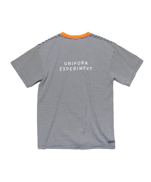 uniform experiment(ユニフォームエクスペリメント)の「TRIM COLOR BORDER TEE(Tシャツ/カットソー・メンズ・ブラック/ネイビー/グレー・2/3/1/4)」の1枚目の写真