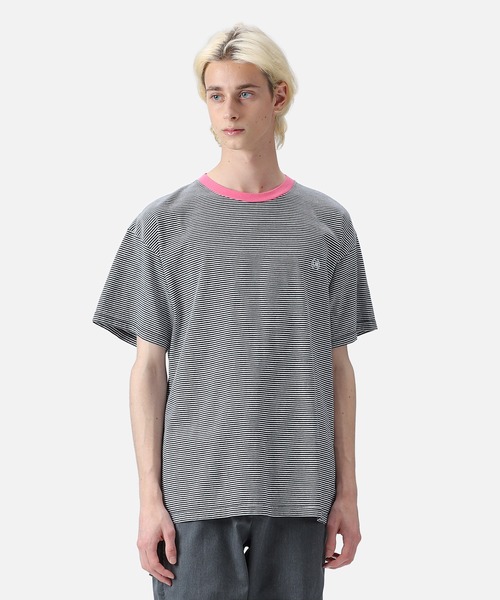 uniform experiment(ユニフォームエクスペリメント)の「TRIM COLOR BORDER TEE(Tシャツ/カットソー・メンズ・ブラック/ネイビー/グレー・2/3/1/4)」の9枚目の写真