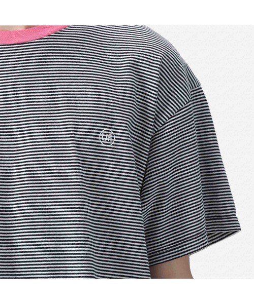 uniform experiment(ユニフォームエクスペリメント)の「TRIM COLOR BORDER TEE(Tシャツ/カットソー・メンズ・ブラック/ネイビー/グレー・2/3/1/4)」の6枚目の写真