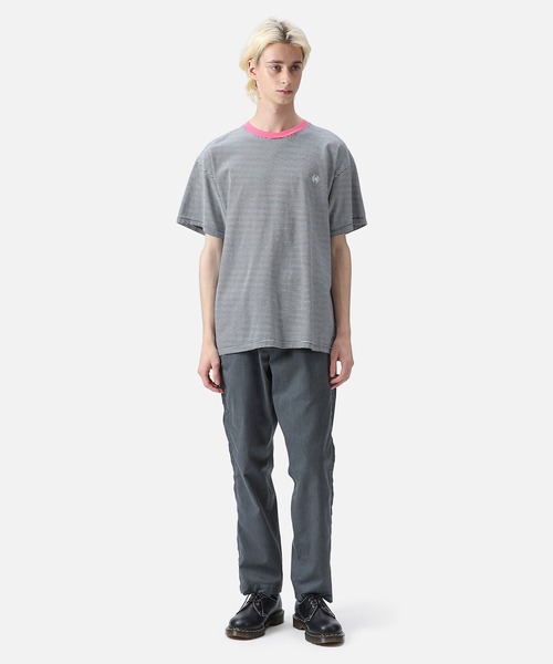 uniform experiment(ユニフォームエクスペリメント)の「TRIM COLOR BORDER TEE(Tシャツ/カットソー・メンズ・ブラック/ネイビー/グレー・2/3/1/4)」の14枚目の写真