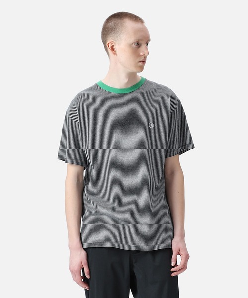 uniform experiment(ユニフォームエクスペリメント)の「TRIM COLOR BORDER TEE(Tシャツ/カットソー・メンズ・ブラック/ネイビー/グレー・2/3/1/4)」の4枚目の写真