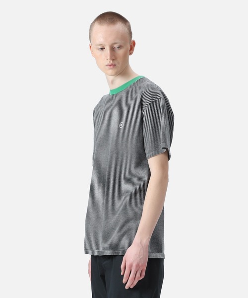 uniform experiment(ユニフォームエクスペリメント)の「TRIM COLOR BORDER TEE(Tシャツ/カットソー・メンズ・ブラック/ネイビー/グレー・2/3/1/4)」の15枚目の写真
