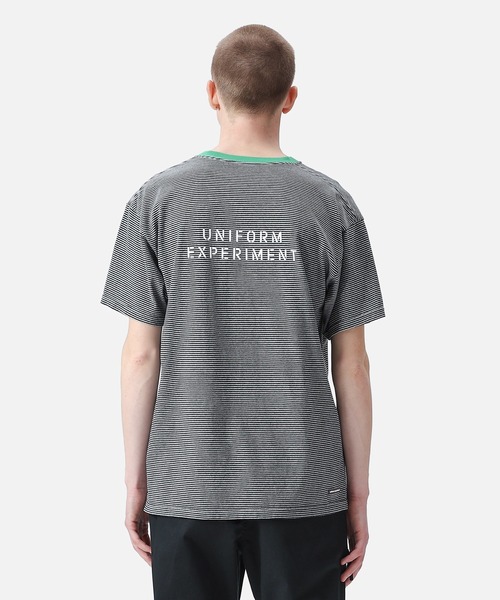uniform experiment(ユニフォームエクスペリメント)の「TRIM COLOR BORDER TEE(Tシャツ/カットソー・メンズ・ブラック/ネイビー/グレー・2/3/1/4)」の10枚目の写真