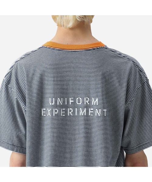 uniform experiment(ユニフォームエクスペリメント)の「TRIM COLOR BORDER TEE(Tシャツ/カットソー・メンズ・ブラック/ネイビー/グレー・2/3/1/4)」の11枚目の写真