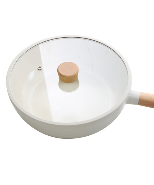 FIKA（フィカ）の「FIKAガラス蓋26cm（鍋/フライパン・レディース・ベージュ・FREE）」の4枚目の写真