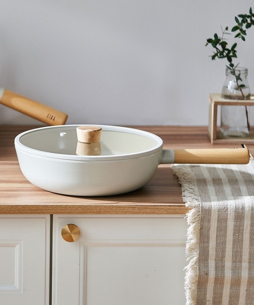 FIKA（フィカ）の「FIKAガラス蓋26cm（鍋/フライパン・レディース・ベージュ・FREE）」の7枚目の写真