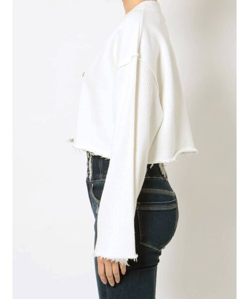 EMODA(エモダ)の「スウェットルーズカーディガン(カーディガン/ボレロ・レディース・ホワイト/グレー/ブラック/ブルー・FREE)」の17枚目の写真