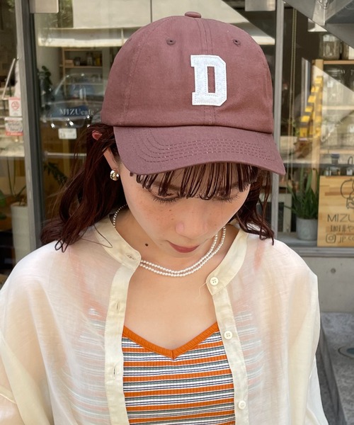 DISCOAT（ディスコート）の「オリジナルワッペン刺繍CAP（キャップ・レディース・ブラック/ベージュ/ネイビー/グリーン/モカ・FREE）」の15枚目の写真