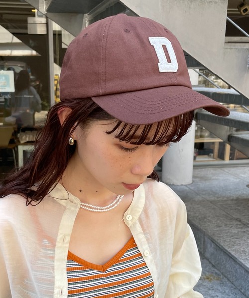 DISCOAT（ディスコート）の「オリジナルワッペン刺繍CAP（キャップ・レディース・ブラック/ベージュ/ネイビー/グリーン/モカ・FREE）」の9枚目の写真