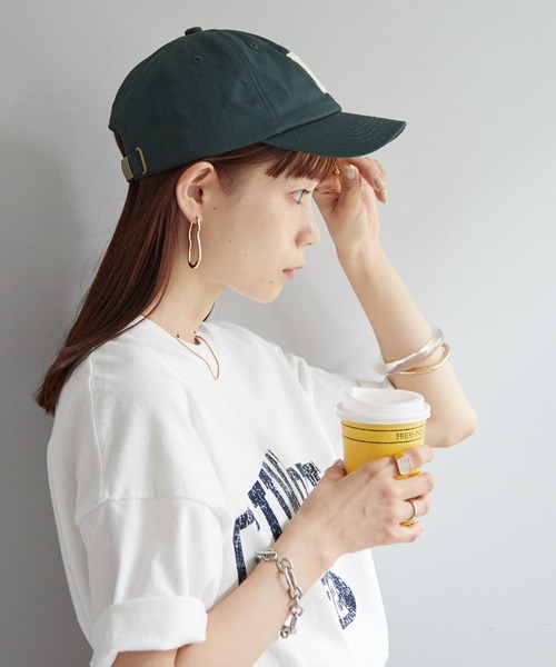 DISCOAT（ディスコート）の「オリジナルワッペン刺繍CAP（キャップ・レディース・ブラック/ベージュ/ネイビー/グリーン/モカ・FREE）」の13枚目の写真