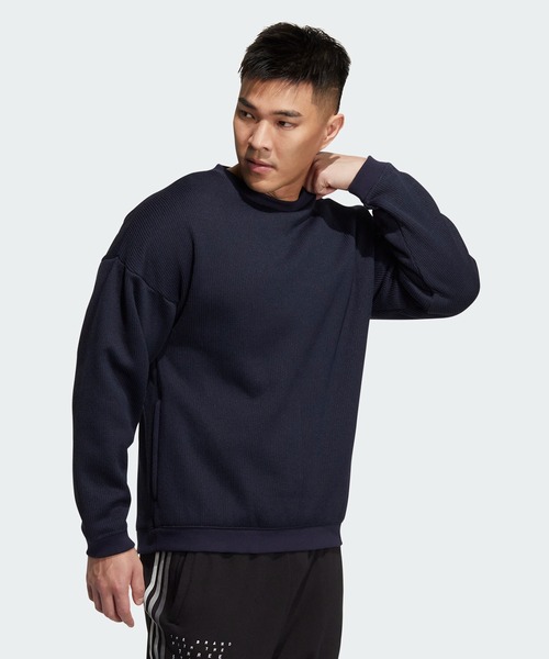 adidas（アディダス）の「ID 2 クォーターニット クルーネック