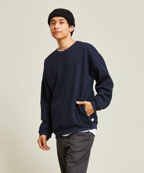 adidas（アディダス）の「ID 2 クォーターニット クルーネック  