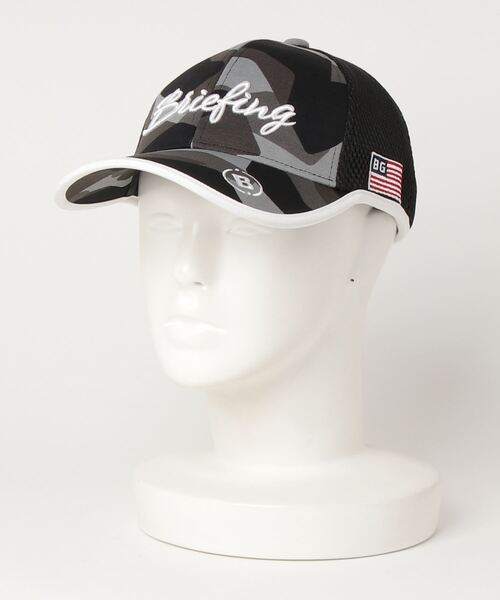 BRIEFING(ブリーフィング)の「WOMENS CAMO PRINT MESH CAP(キャップ・レディース・ネイビー/ホワイト/オリーブ/ブラック・FREE)」の2枚目の写真