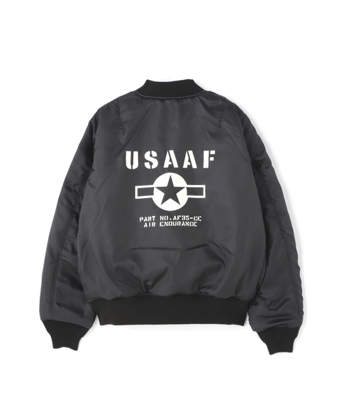 AVIREX（アヴィレックス）の「《REBUILD COLLECTION》MULCH STENCIL MA-1/ マルチステンシルMA-1（MA-1・レディース・ブラック/カーキ/その他10・S/M/L）」の21枚目の写真