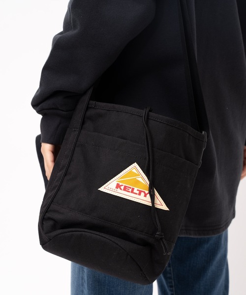 KELTY(ケルティ)の「KELTY / ケルティ ラウンド ボトム トートバッグ AGI ROUND BOTTOMTOTE(ショルダーバッグ・レディース・タン/ブラック・FREE)」の7枚目の写真