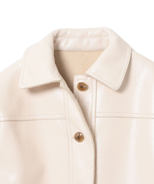 RBS(アールビーエス)の「RBS / ボンディング ブルゾン(ブルゾン・レディース・ブラック/アイボリー・ONE SIZE)」の10枚目の写真