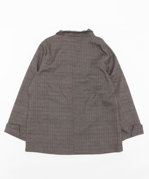 AMELY(エミリー)の「チェック柄テーラードジャケット(テーラードジャケット・レディース・ブラウン系その他3/グレー系その他3・M/L)」の3枚目の写真