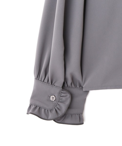 PROPORTION BODY DRESSING(プロポーションボディドレッシング)の「フリルボウタイブラウス / 1212210001(シャツ/ブラウス・レディース・ダークグレー/グレー/ホワイト系その他・MEDIUM/SMALL)」の21枚目の写真