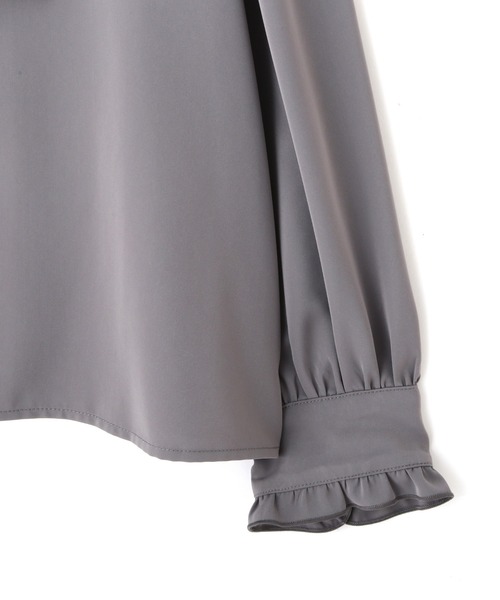 PROPORTION BODY DRESSING(プロポーションボディドレッシング)の「フリルボウタイブラウス / 1212210001(シャツ/ブラウス・レディース・ダークグレー/グレー/ホワイト系その他・MEDIUM/SMALL)」の22枚目の写真