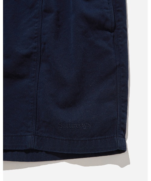 Saturdays NYC（サタデーズ ニューヨークシティ ）の「Mario Cotton Short（その他パンツ・メンズ・ネイビー/サックスブルー/グリーン・L/XL/X-SMALL/S/M）」の7枚目の写真