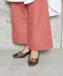 noyau | スクエアトゥバックルパンプス(パンプス)