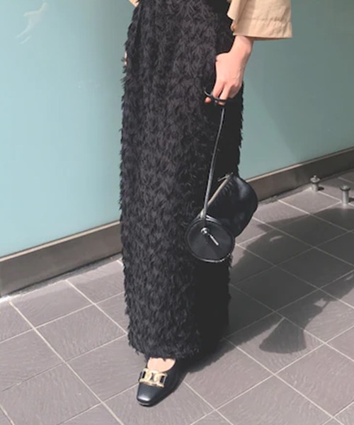 noyau(ノヤウ)の「スクエアトゥバックルパンプス(パンプス・レディース・パープル系その他6/カーキ/ベージュ/ブラック・S/LL/M/L)」の5枚目の写真