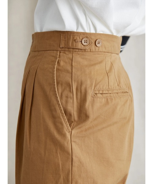 AMERICAN HOLIC(アメリカンホリック)の「綿ツイルタックパンツ(その他パンツ・レディース・ブラック/キャメル・L/M/S)」の16枚目の写真