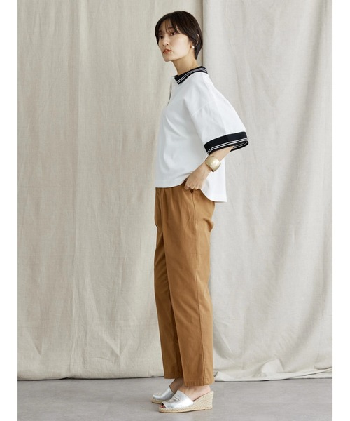 AMERICAN HOLIC(アメリカンホリック)の「綿ツイルタックパンツ(その他パンツ・レディース・ブラック/キャメル・L/M/S)」の22枚目の写真