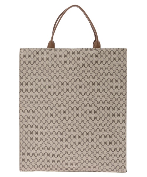 earth music&ecology(アースミュージックアンドエコロジー)の「キューブショルダートート(トートバッグ・レディース・ベージュ/ダークブラウン・FREE)」の10枚目の写真