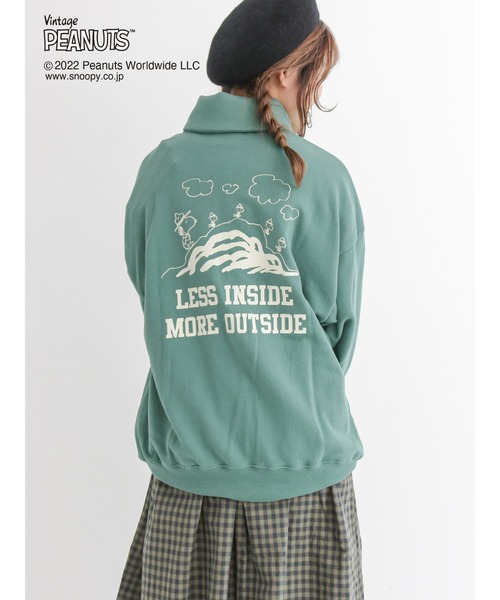 Samansa Mos2（サマンサ モスモス）の「【KELTY】PEANUTSハーフジップ