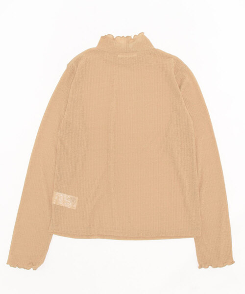 ehka sopo（エヘカソポ）の「ハイネックシアーカットソー（Tシャツ/カットソー・レディース・ブラック/ベージュ/オフホワイト/ミント・ﾌﾘ-）」の20枚目の写真