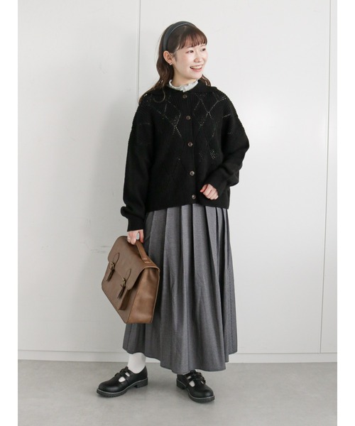 ehka sopo（エヘカソポ）の「ハイネックシアーカットソー（Tシャツ/カットソー・レディース・ブラック/ベージュ/オフホワイト/ミント・ﾌﾘ-）」の6枚目の写真