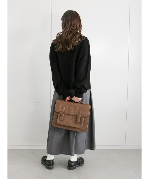 ehka sopo（エヘカソポ）の「ハイネックシアーカットソー（Tシャツ/カットソー・レディース・ブラック/ベージュ/オフホワイト/ミント・ﾌﾘ-）」の8枚目の写真