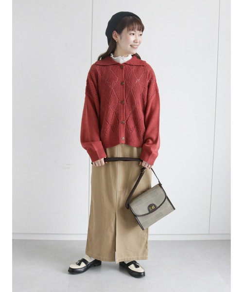 ehka sopo（エヘカソポ）の「ハイネックシアーカットソー（Tシャツ/カットソー・レディース・ブラック/ベージュ/オフホワイト/ミント・ﾌﾘ-）」の14枚目の写真