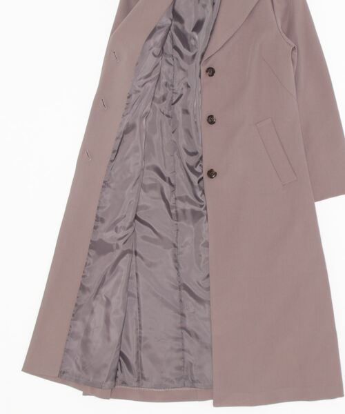 MISCH MASCH（ミッシュマッシュ）の「オータムテーラードコート（ステンカラーコート・レディース・ベージュ/モカ/ブラック・MEDIUM）」の20枚目の写真
