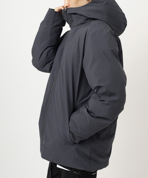 HONAMI 撥水加工入りウィンドブレーカーフード付きダウンジャケット
