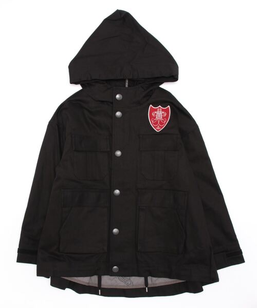 Vivienne Westwood(ヴィヴィアンウエストウッド)の「デニムボア マウンテンジャケット(ブルゾン・レディース・ブラック/インディゴブルー・FREE)」の1枚目の写真