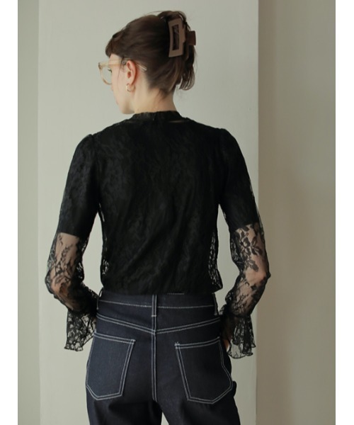 AMAIL（アマイル）の「Mature sweet lace cloth（シャツ
