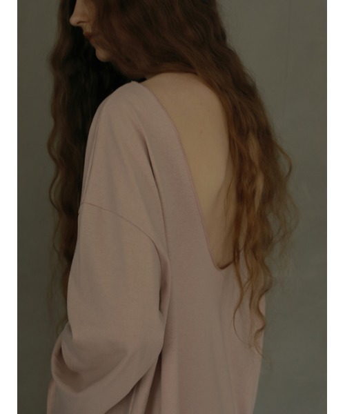 AMAIL(アマイル)の「2way open loose cloth(Tシャツ/カットソー・レディース・ホワイト/ブラック/ピンク・FREE)」の6枚目の写真