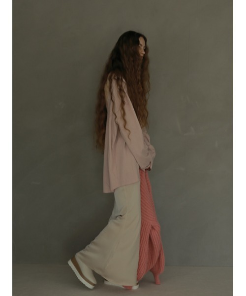 AMAIL(アマイル)の「2way open loose cloth(Tシャツ/カットソー・レディース・ホワイト/ブラック/ピンク・FREE)」の10枚目の写真