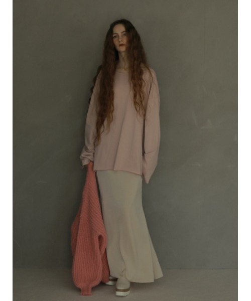 AMAIL(アマイル)の「2way open loose cloth(Tシャツ/カットソー・レディース・ホワイト/ブラック/ピンク・FREE)」の14枚目の写真