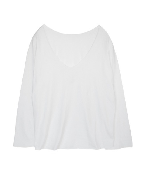 AMAIL(アマイル)の「2way open loose cloth(Tシャツ/カットソー・レディース・ホワイト/ブラック/ピンク・FREE)」の7枚目の写真