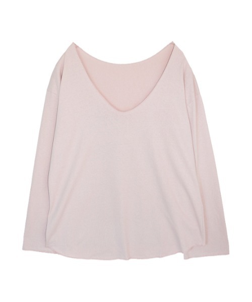 AMAIL(アマイル)の「2way open loose cloth(Tシャツ/カットソー・レディース・ホワイト/ブラック/ピンク・FREE)」の11枚目の写真