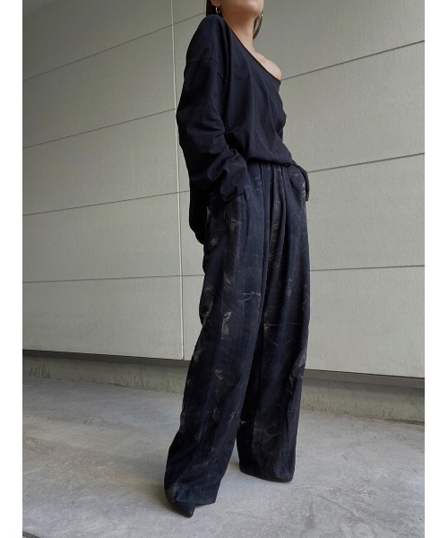 AMAIL(アマイル)の「2way open loose cloth(Tシャツ/カットソー・レディース・ホワイト/ブラック/ピンク・FREE)」の19枚目の写真