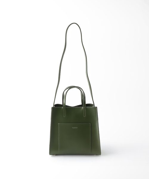 JOURNAL STANDARD SELECT（ジャーナルスタンダードセレクト）の「【YAHKI /ヤーキ】W FACE MINI TOTE：ショルダートートバッグ（ショルダーバッグ・レディース・ブラック/グリーン/オレンジ・FREE）」の6枚目の写真