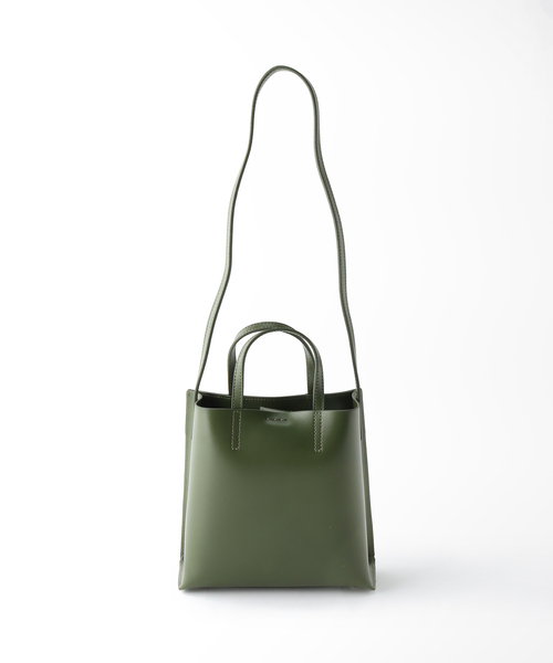 JOURNAL STANDARD SELECT（ジャーナルスタンダードセレクト）の「【YAHKI /ヤーキ】W FACE MINI TOTE：ショルダートートバッグ（ショルダーバッグ・レディース・ブラック/グリーン/オレンジ・FREE）」の10枚目の写真