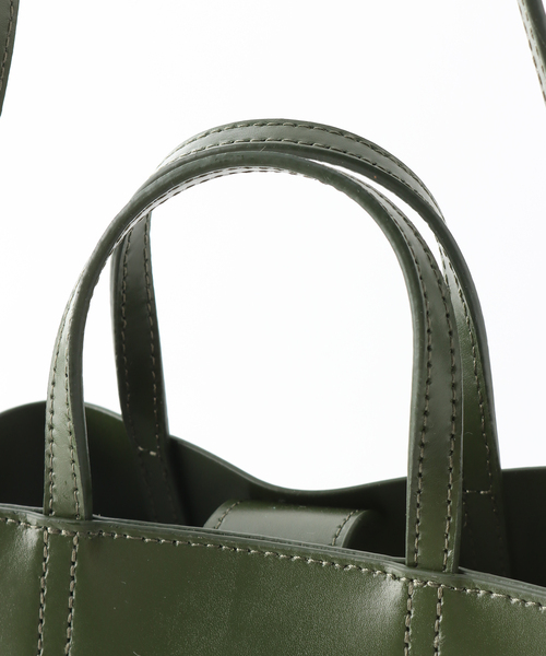 JOURNAL STANDARD SELECT（ジャーナルスタンダードセレクト）の「【YAHKI /ヤーキ】W FACE MINI TOTE：ショルダートートバッグ（ショルダーバッグ・レディース・ブラック/グリーン/オレンジ・FREE）」の14枚目の写真