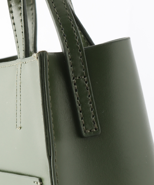 JOURNAL STANDARD SELECT（ジャーナルスタンダードセレクト）の「【YAHKI /ヤーキ】W FACE MINI TOTE：ショルダートートバッグ（ショルダーバッグ・レディース・ブラック/グリーン/オレンジ・FREE）」の17枚目の写真