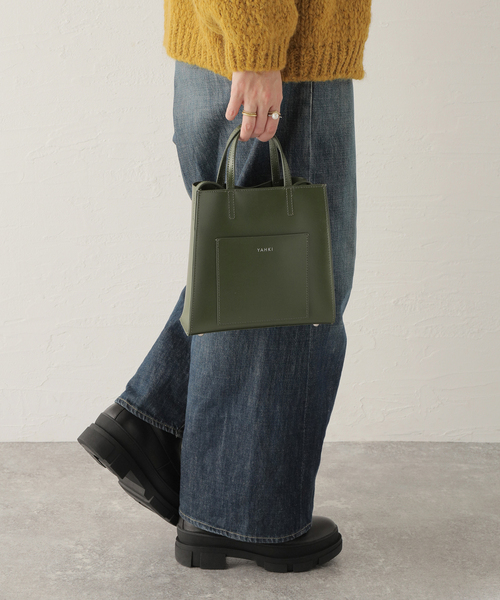 JOURNAL STANDARD SELECT（ジャーナルスタンダードセレクト）の「【YAHKI /ヤーキ】W FACE MINI TOTE：ショルダートートバッグ（ショルダーバッグ・レディース・ブラック/グリーン/オレンジ・FREE）」の22枚目の写真