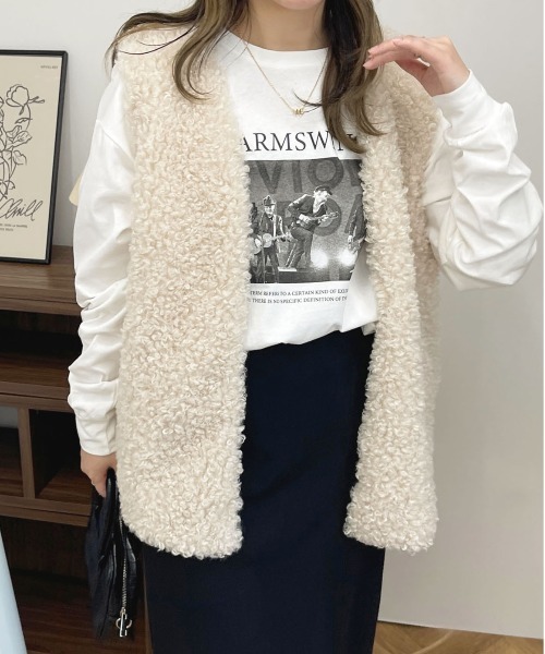 apres jour（アプレジュール）の「アソートデザインTシャツ【ZOZOTOWN限定アイテム】（Tシャツ/カットソー・レディース・ブラック系その他/オフホワイト/ホワイト系その他/ピンク・X-LARGE/フリー）」の8枚目の写真